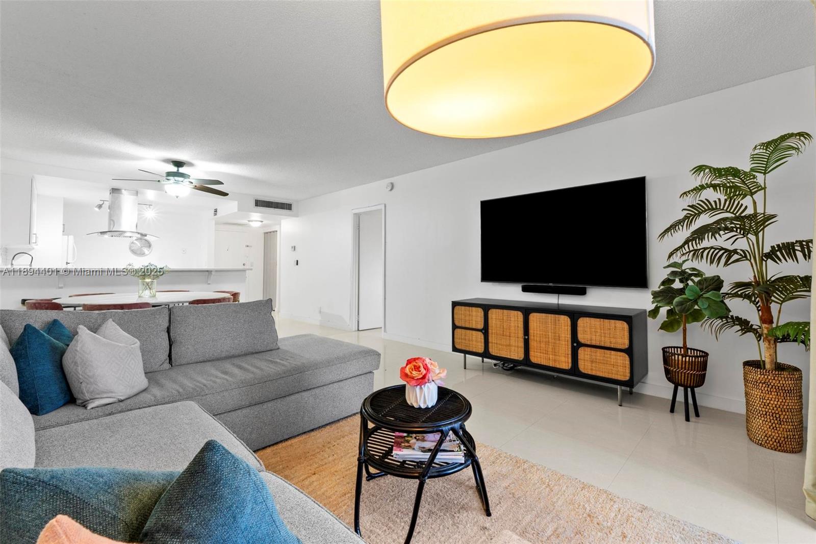 Photo of 600 Three Islands Blvd  #317, Hallandale Beach, Florida, 33009 - Fully-furnished ample living room