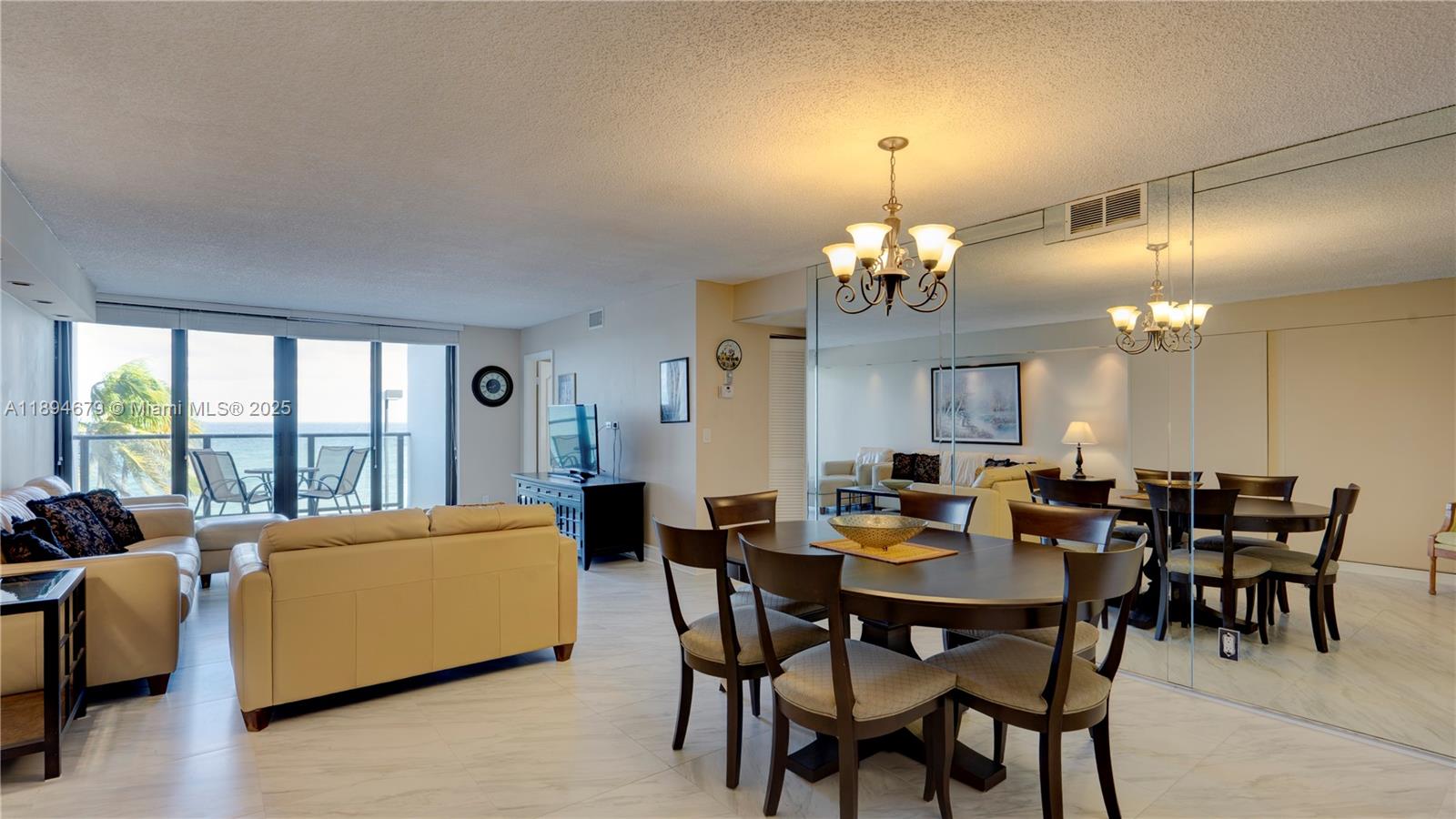 Photo of 2301 Ocean Dr  #301, Hollywood, Florida, 33019 - Living-Dining area