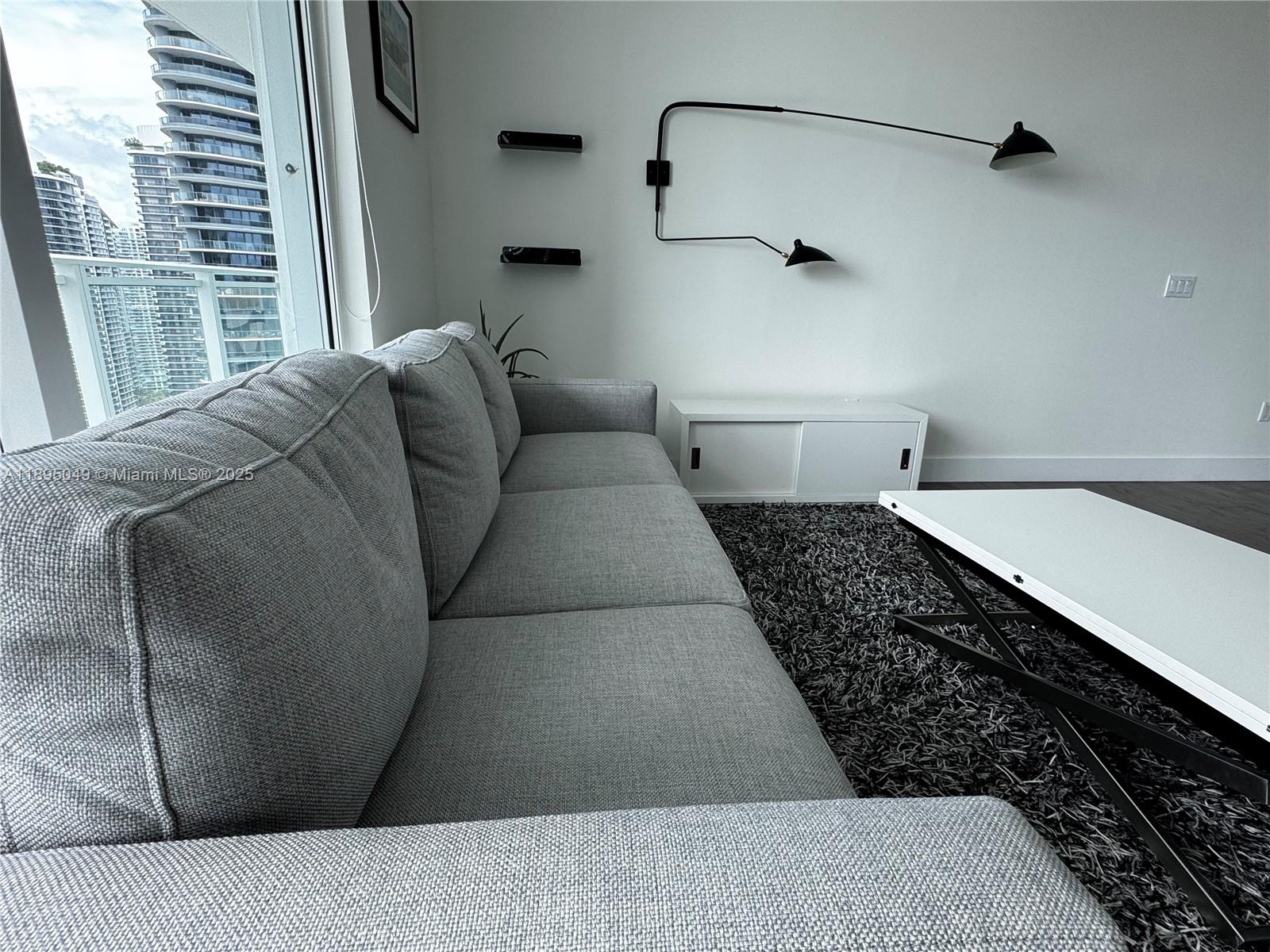 Photo of 1080 Brickell Ave  #3601, Miami, Florida, 33131 - Brand new couch from Crate&Barrell