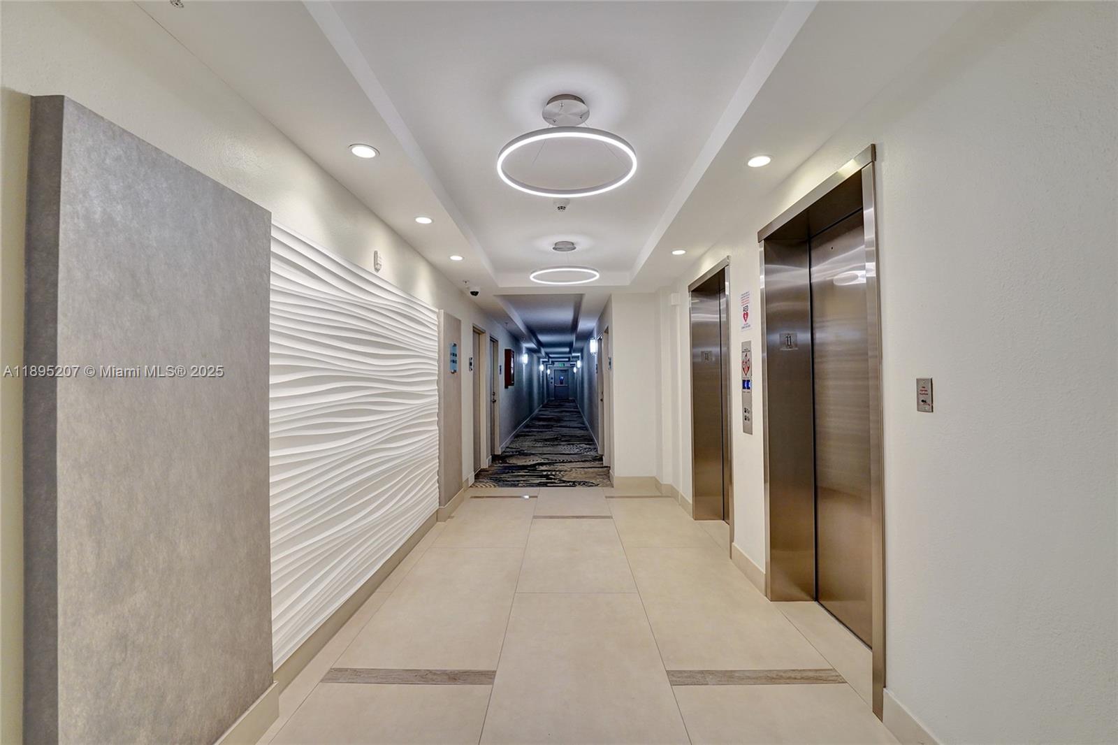 Photo of 3000 Ocean Dr  #1106, Hollywood, Florida, 33019 - Hallway and Elevator area for Floor 11