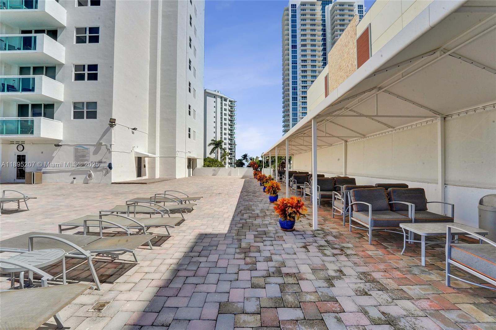 Photo of 3000 Ocean Dr  #1106, Hollywood, Florida, 33019 - Cabanna Area at Pool Area