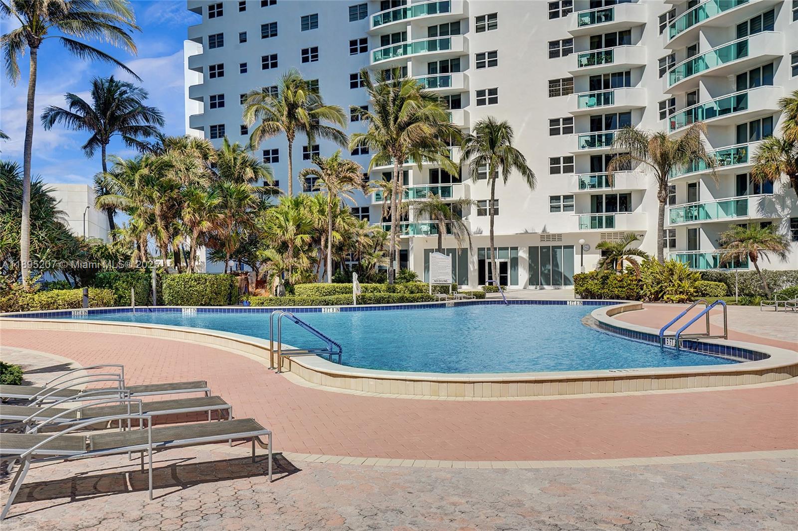 Photo of 3000 Ocean Dr  #1106, Hollywood, Florida, 33019 - 3001 Pool Area