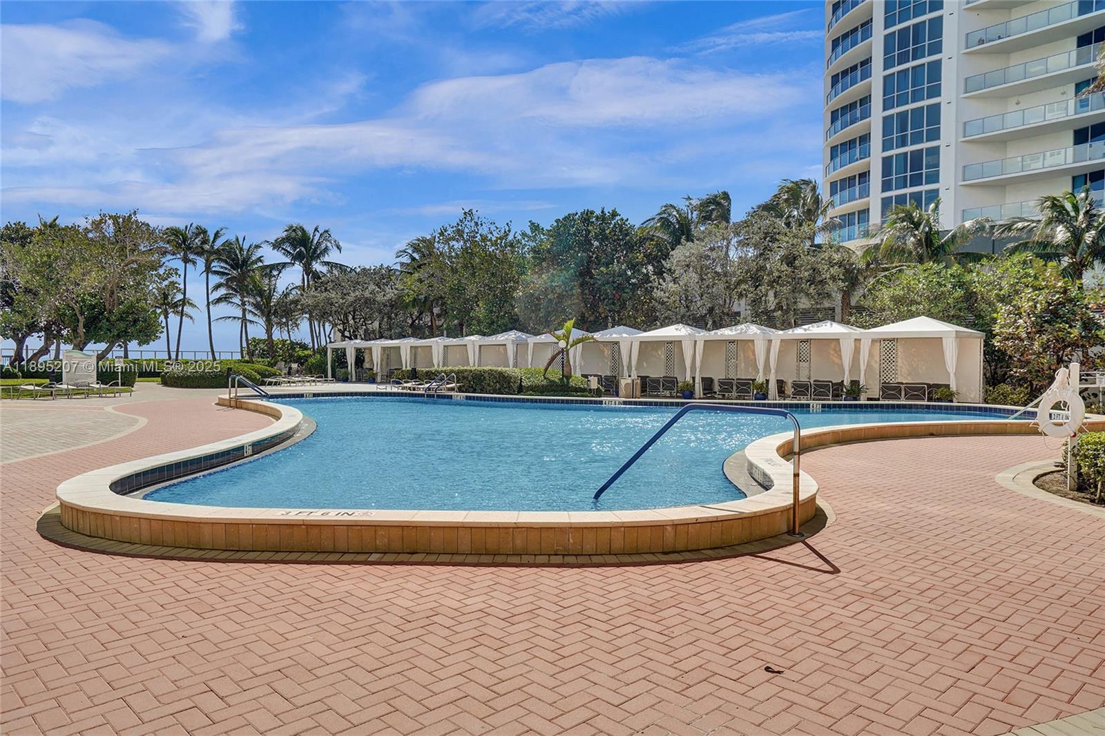 Photo of 3000 Ocean Dr  #1106, Hollywood, Florida, 33019 - 3001 Pool Area