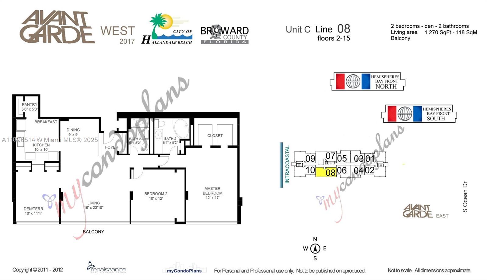 Photo of 2017 Ocean Dr  #1408, Hallandale Beach, Florida, 33009 - 