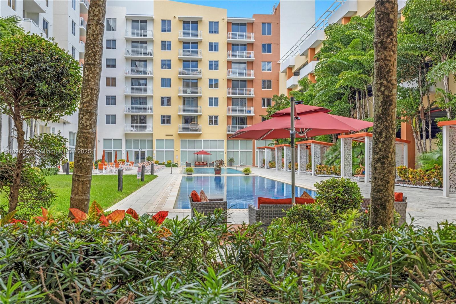 Photo of 2775 187th St #120, Aventura, Florida, 33180 - lovely, serene pool view from property