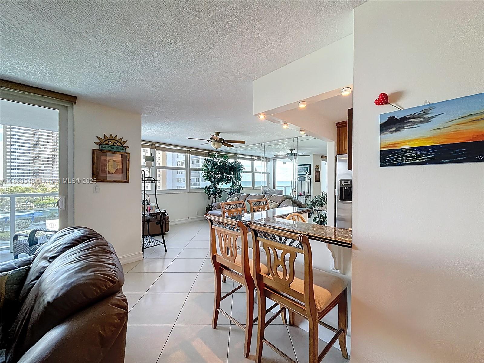 Photo of 1890 Ocean Dr  #504, Hallandale Beach, Florida, 33009 - Breakfast bar with seating for 4