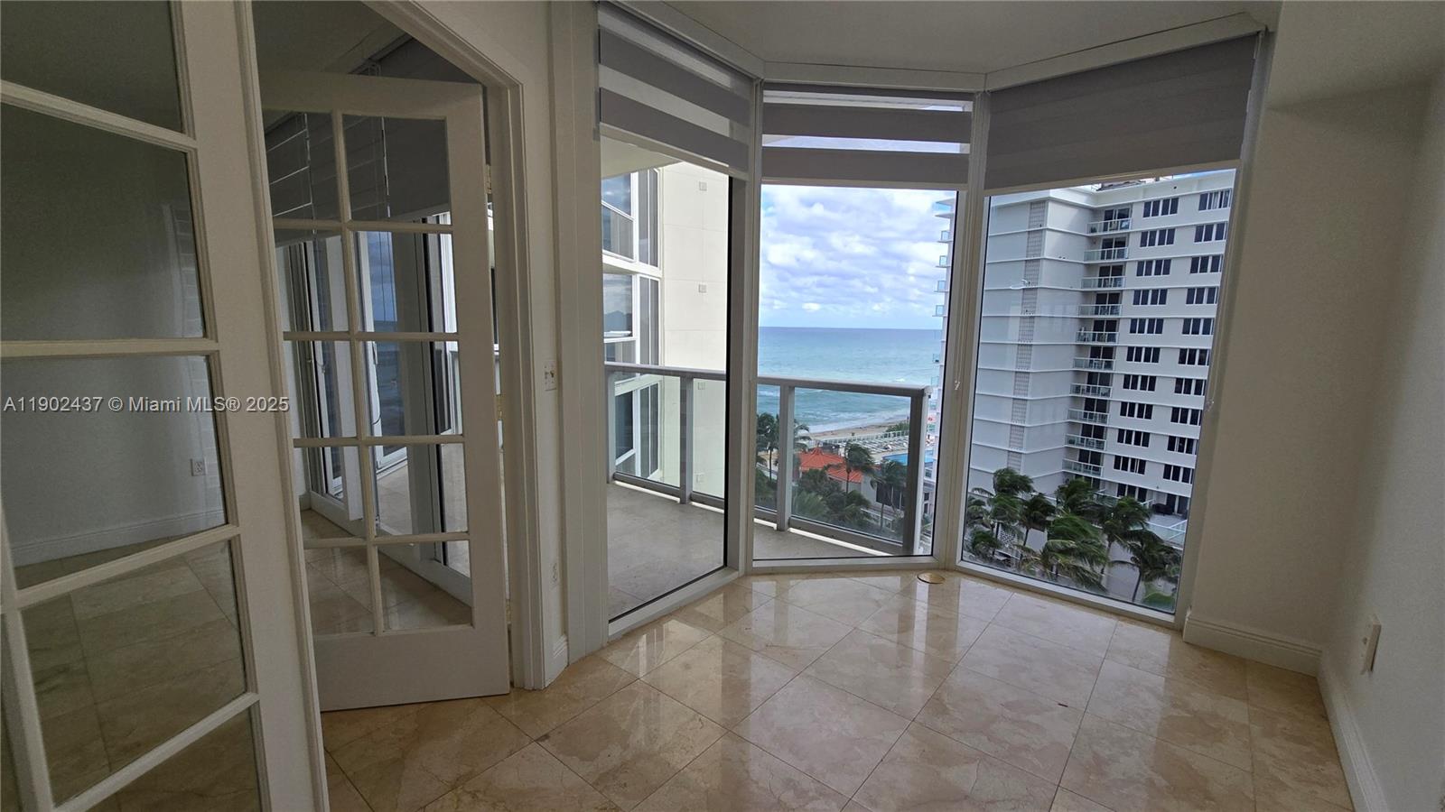 Photo of 19333 Collins Ave #909, Sunny Isles Beach, Florida, 33160 - East view to Ocean