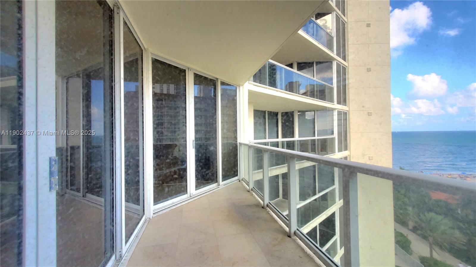 Photo of 19333 Collins Ave #909, Sunny Isles Beach, Florida, 33160 - East view to Ocean