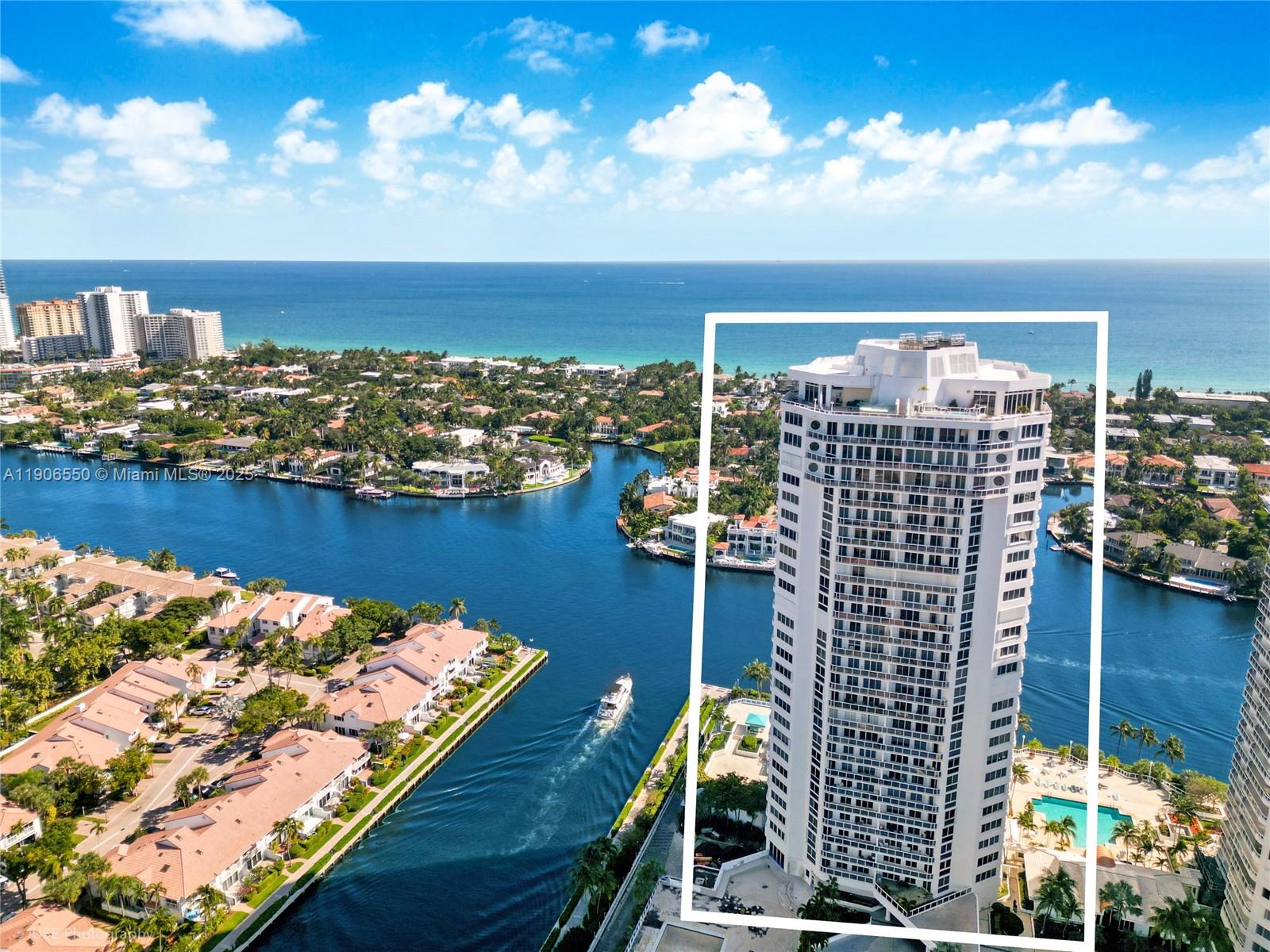 Photo of 3801 207th St  #15AS, Aventura, Florida, 33180 - View to Atlantic from Livingroom Balcony