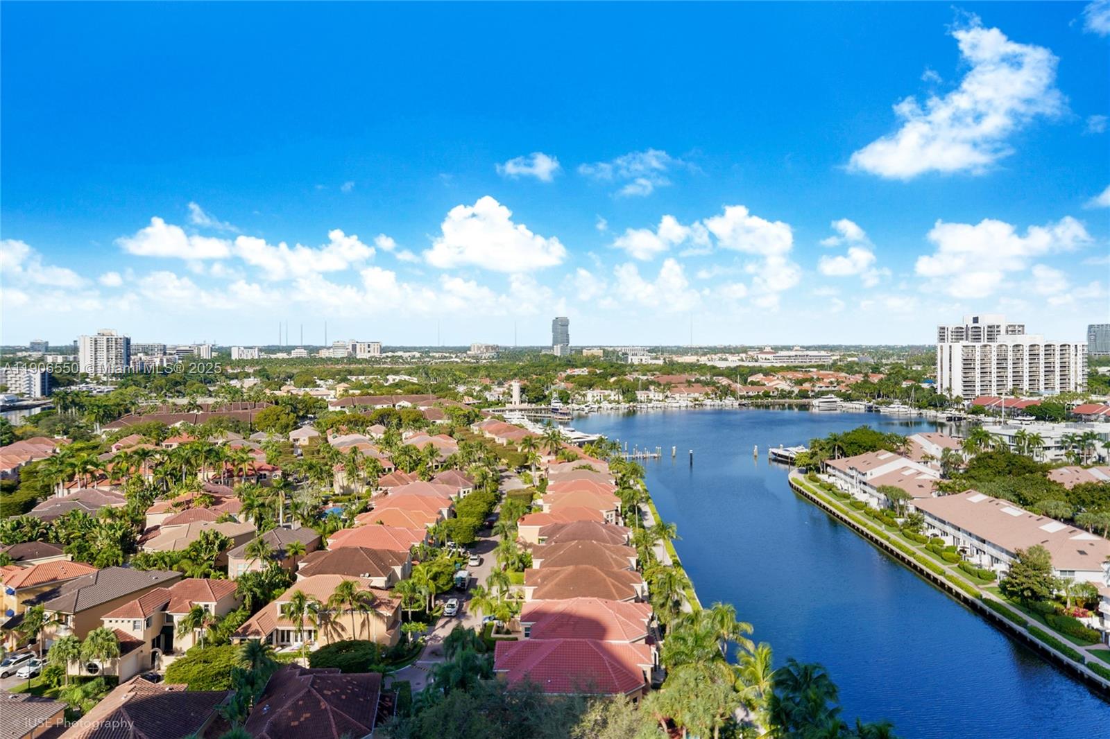 Photo of 3801 207th St  #15AS, Aventura, Florida, 33180 - View of Marina from Kitchen and secondary Bedrooms