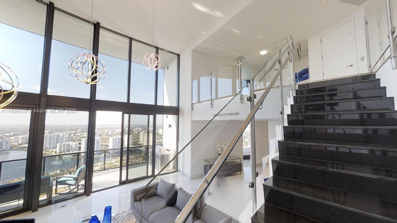 Photo of 18555 Collins Ave  #4804, Sunny Isles Beach, Florida, 33160 - Stairs  to the 2nd floor