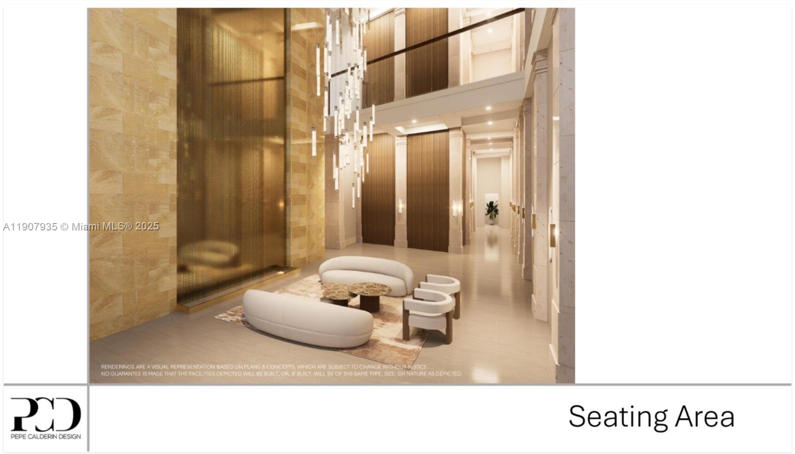 Photo of 16275 Collins Ave #2101, Sunny Isles Beach, Florida, 33160 - RENDERING NEW LOBBY