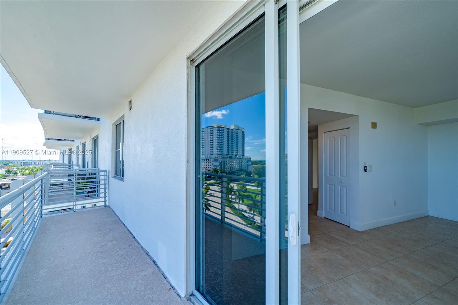 Photo of 1830 Radius Dr  #823, Hollywood, Florida, 33020 - Mater bedroom with private & large balcony facing south east to Hollywood Young Circle