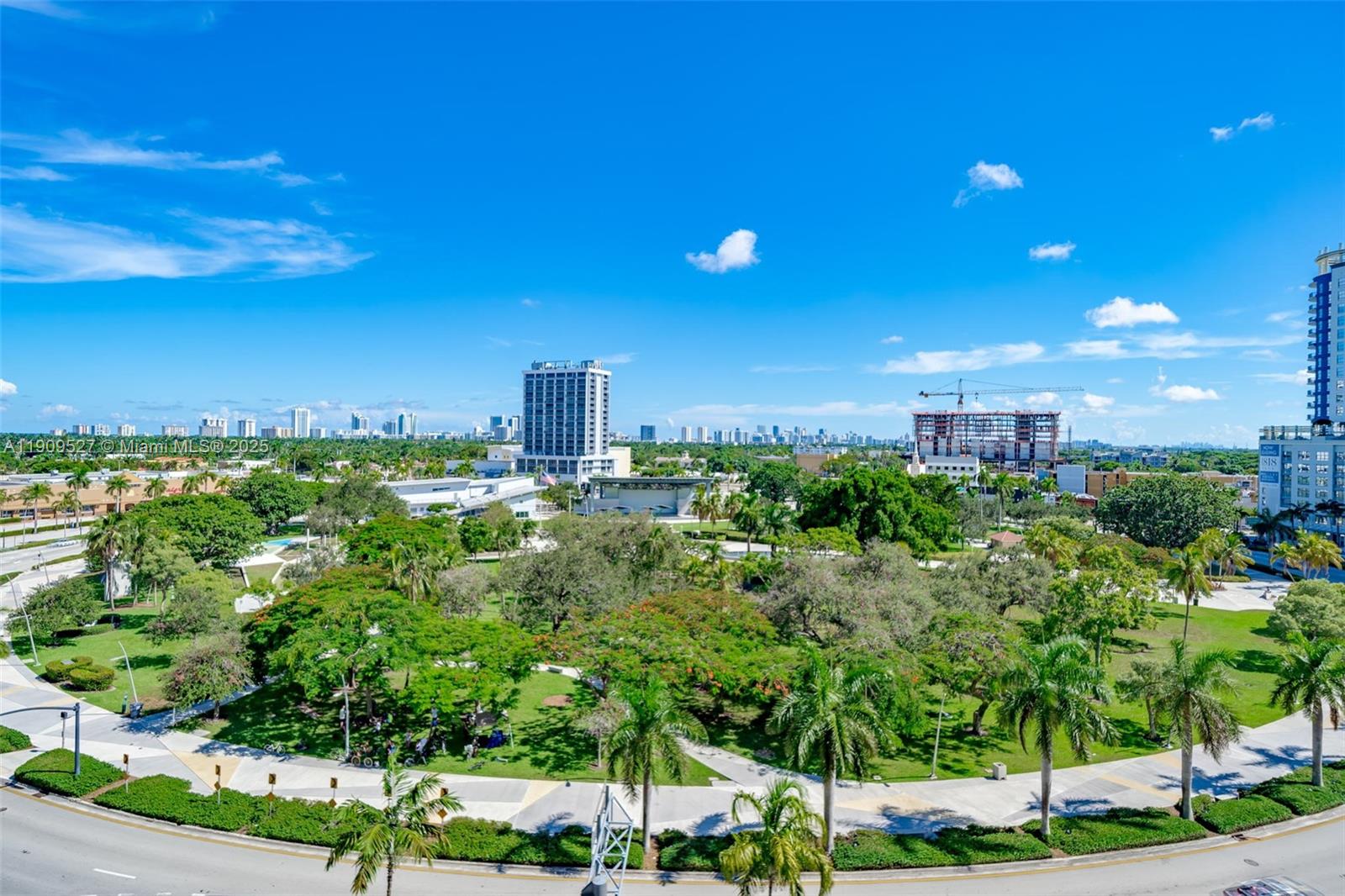 Photo of 1830 Radius Dr  #823, Hollywood, Florida, 33020 - Mater bedroom with private & large balcony facing south east to Hollywood Young Circle
