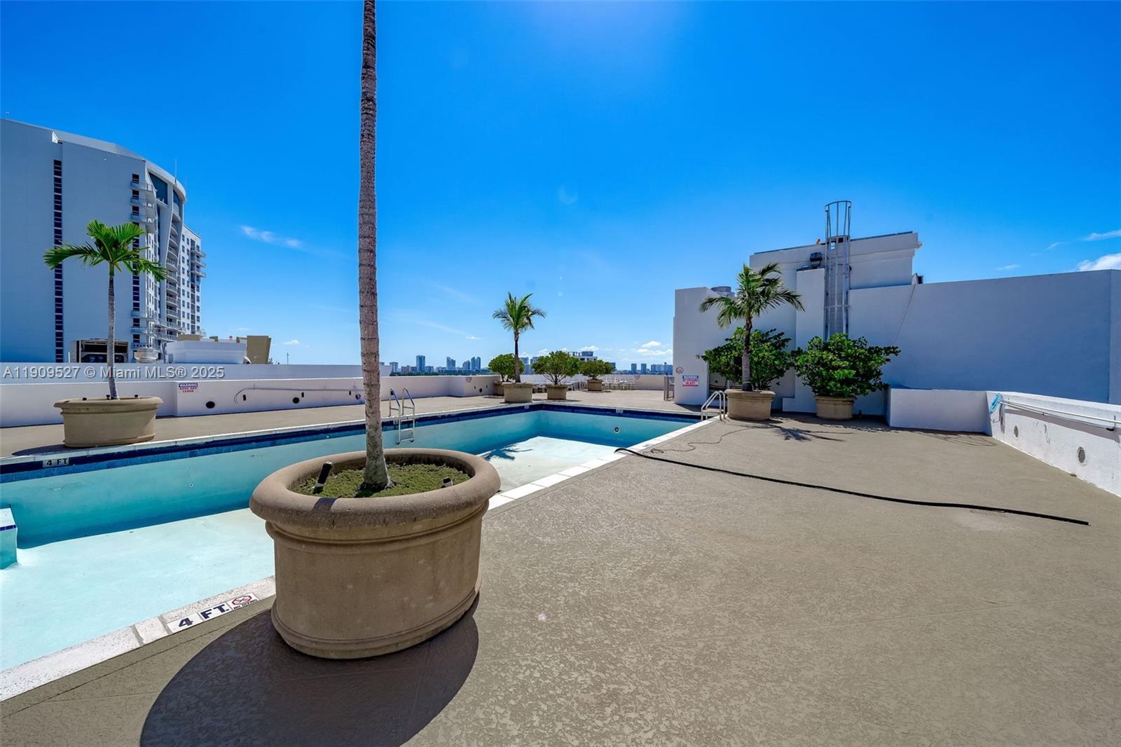 Photo of 1830 Radius Dr  #823, Hollywood, Florida, 33020 - pool on roof top 15th floor / under renovation