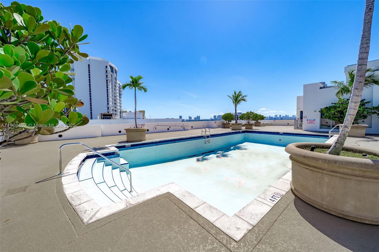 Photo of 1830 Radius Dr  #823, Hollywood, Florida, 33020 - pool on roof top 15th floor / under renovation