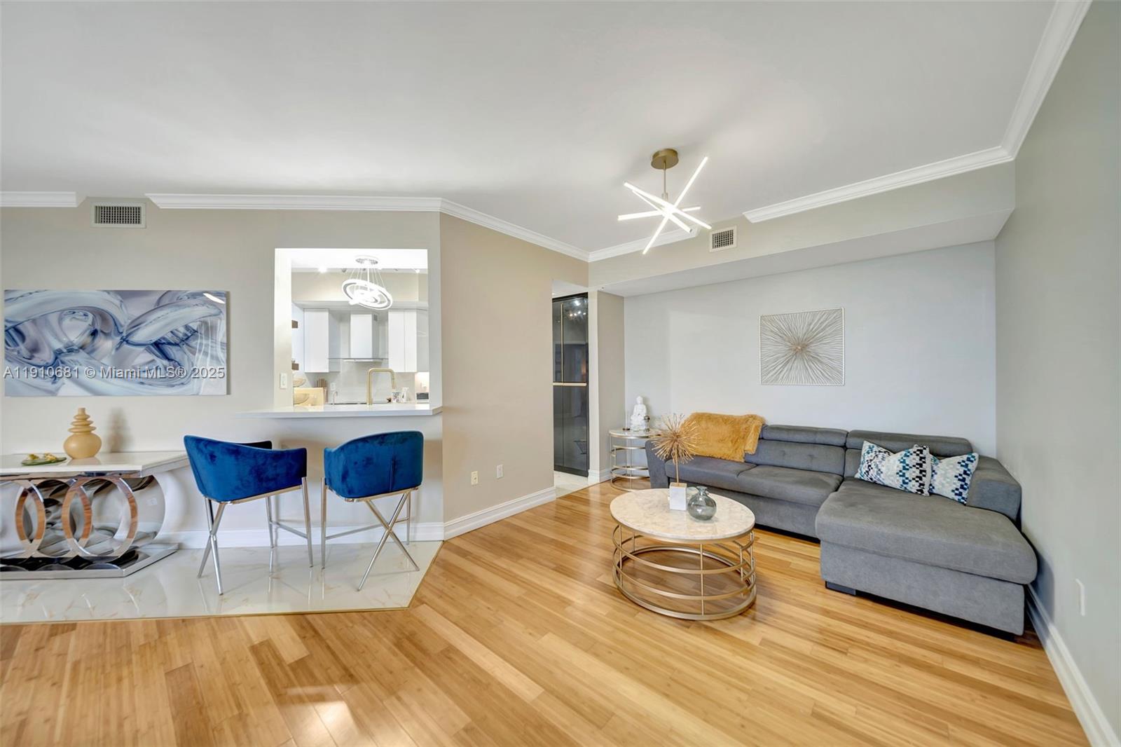 Photo of 6051 Ocean Dr  #603, Hollywood, Florida, 33019 - Den can be closed off for 3rd bedroom