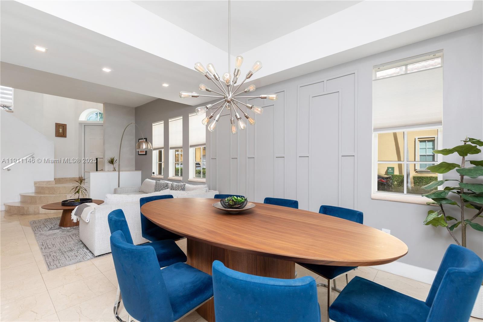 Photo of 18395 30th Ct (18395), Aventura, Florida, 33160 - Spacious living and dining area (See next picture of family room)