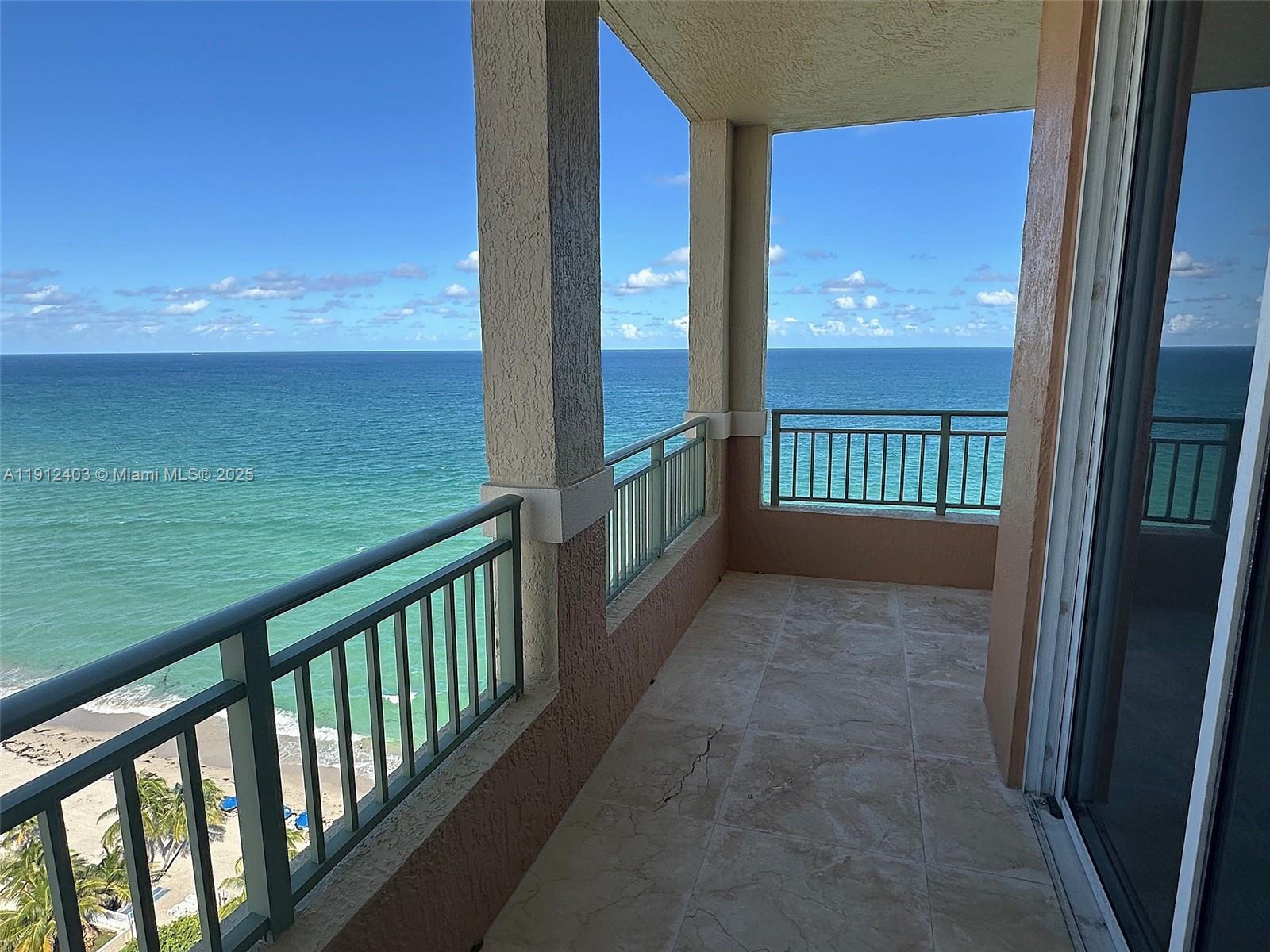 Photo of 2080 Ocean Dr #MPH12, Hallandale Beach, Florida, 33009 - Wraparound balcony, direct ocean