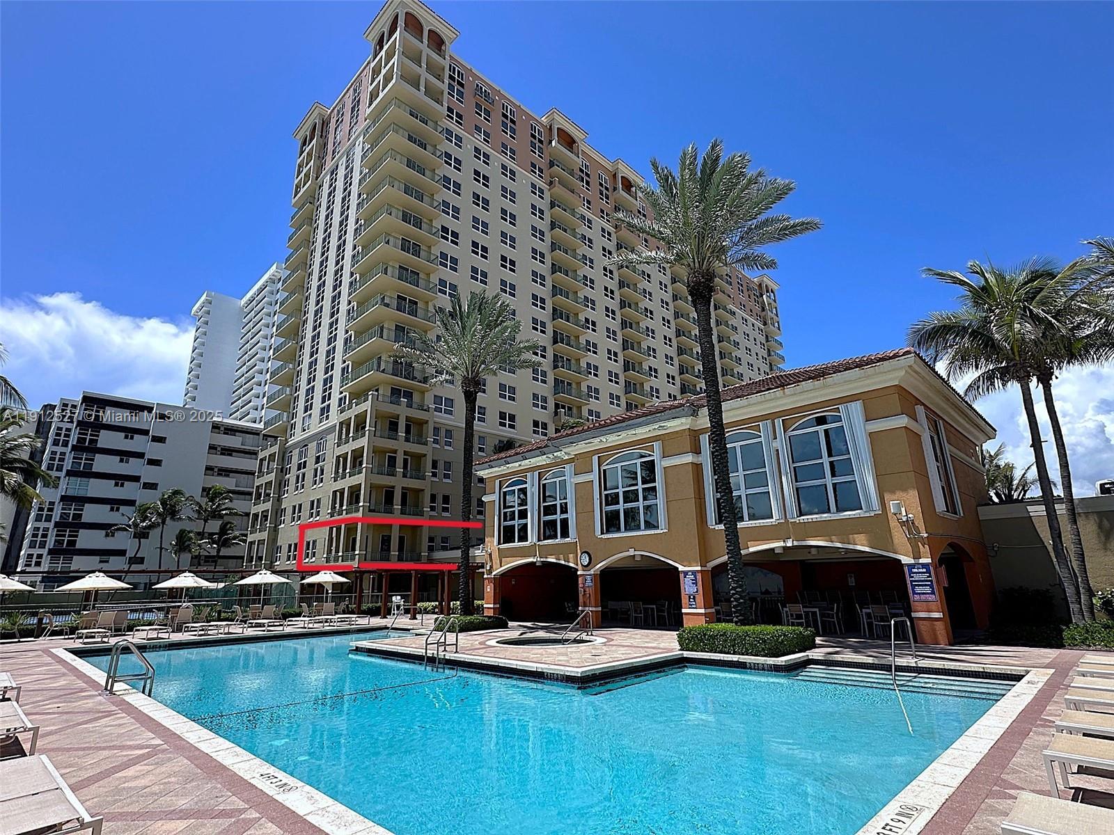 Photo of 2080 Ocean Dr #112, Hallandale Beach, Florida, 33009 - 112 highlighted in red