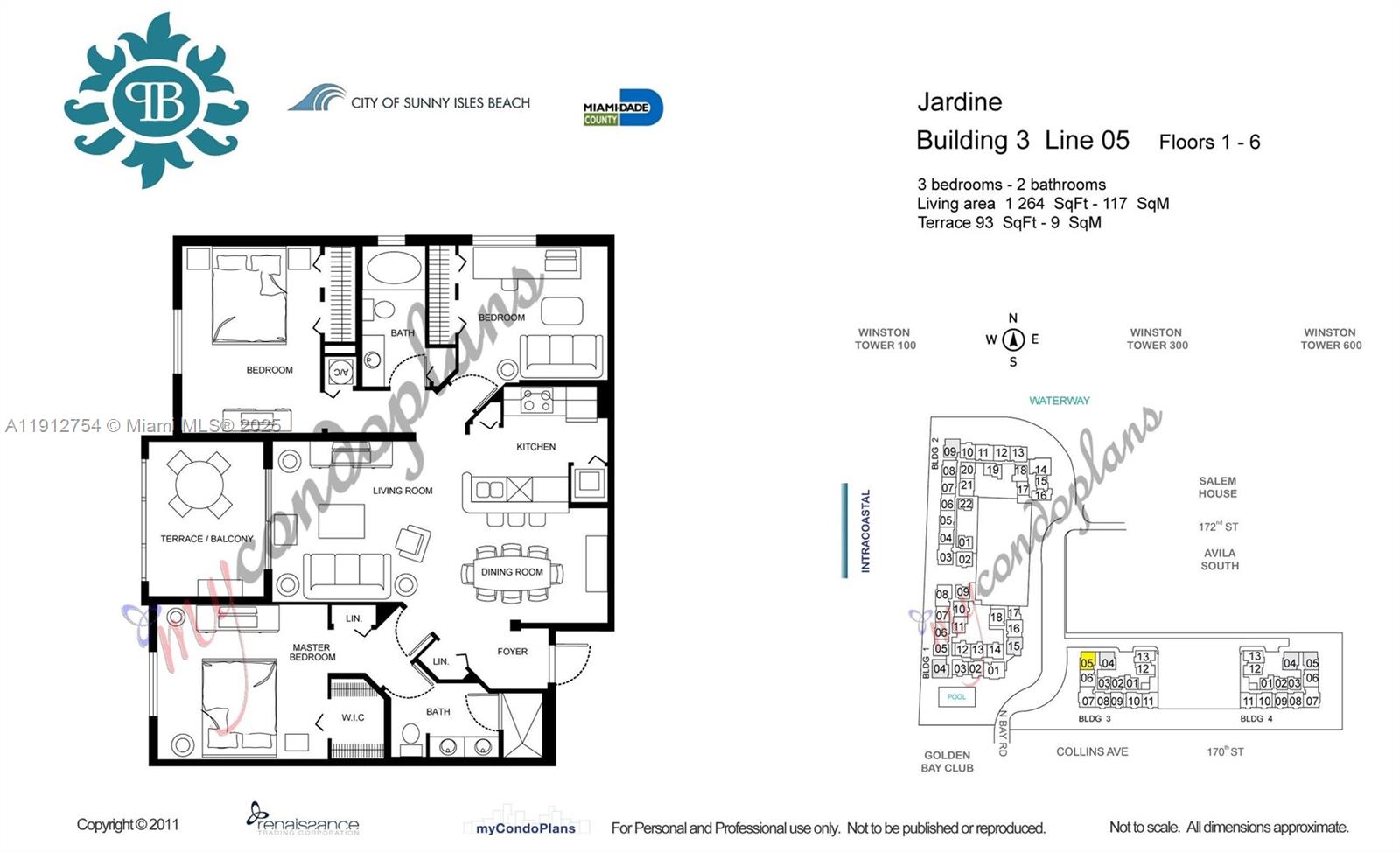 Photo of 17125 Bay Rd #3105, Sunny Isles Beach, Florida, 33160 -
