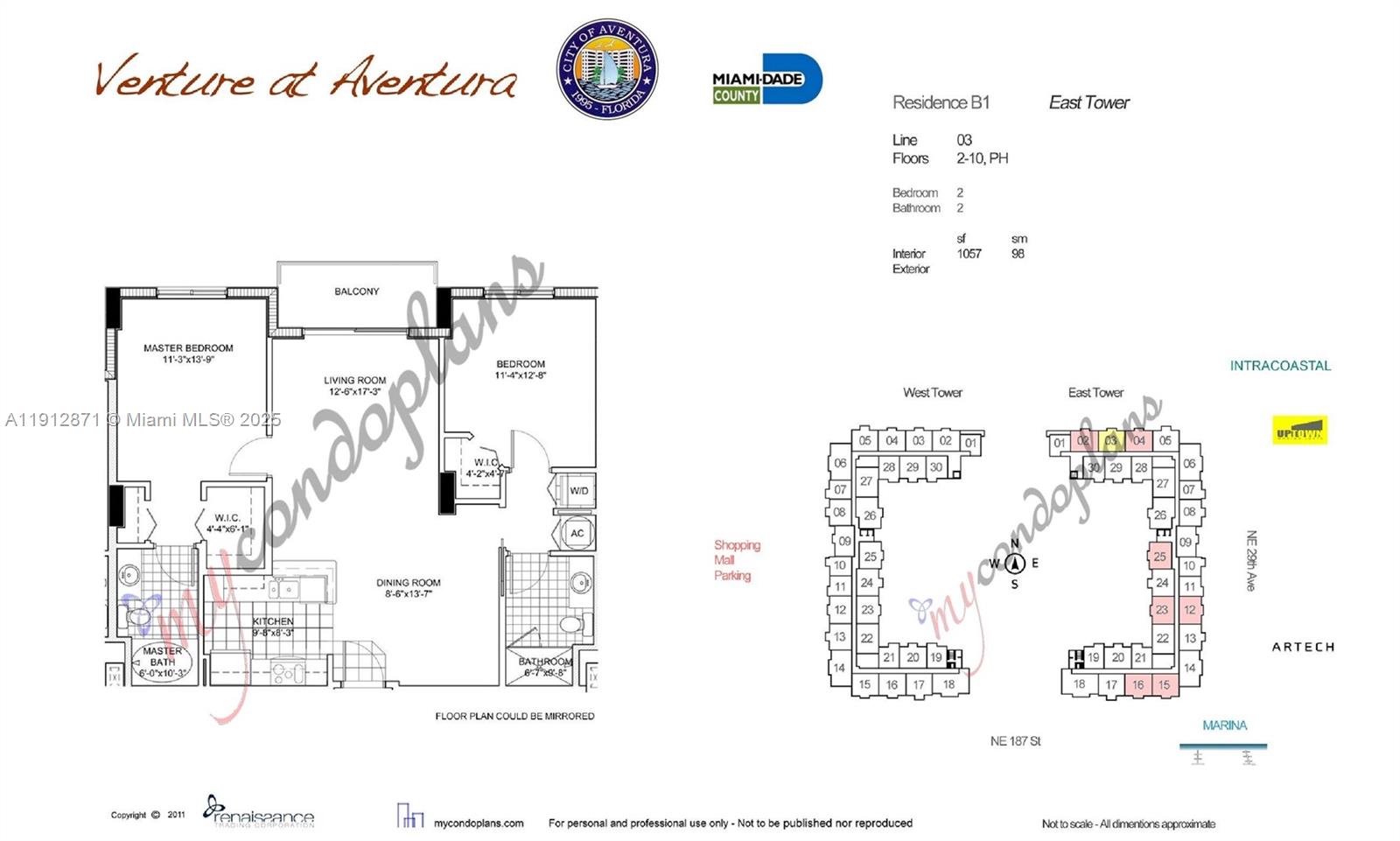 Photo of 18800 29th Ave  #303, Aventura, Florida, 33180 - 