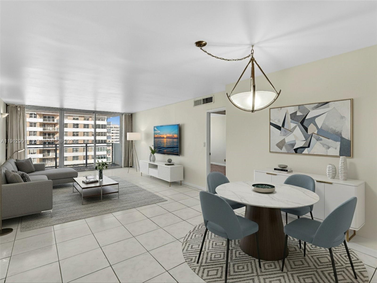 Photo of 2030 Ocean Dr #2024, Hallandale Beach, Florida, 33009 - Virtually staged