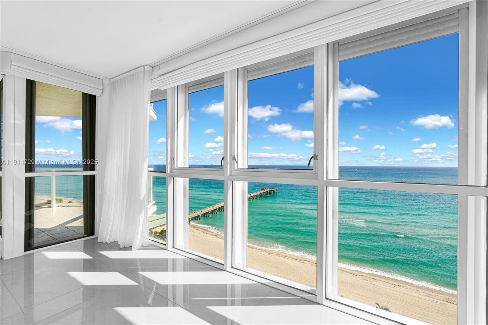 Photo of 16485 Collins Ave #1236, Sunny Isles Beach, Florida, 33160 - amazing direct ocean view from living room
