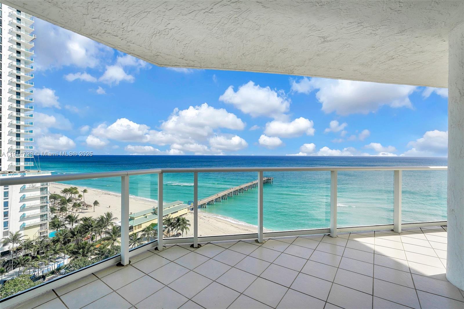 Photo of 16485 Collins Ave #1236, Sunny Isles Beach, Florida, 33160 - large wrap around balcony