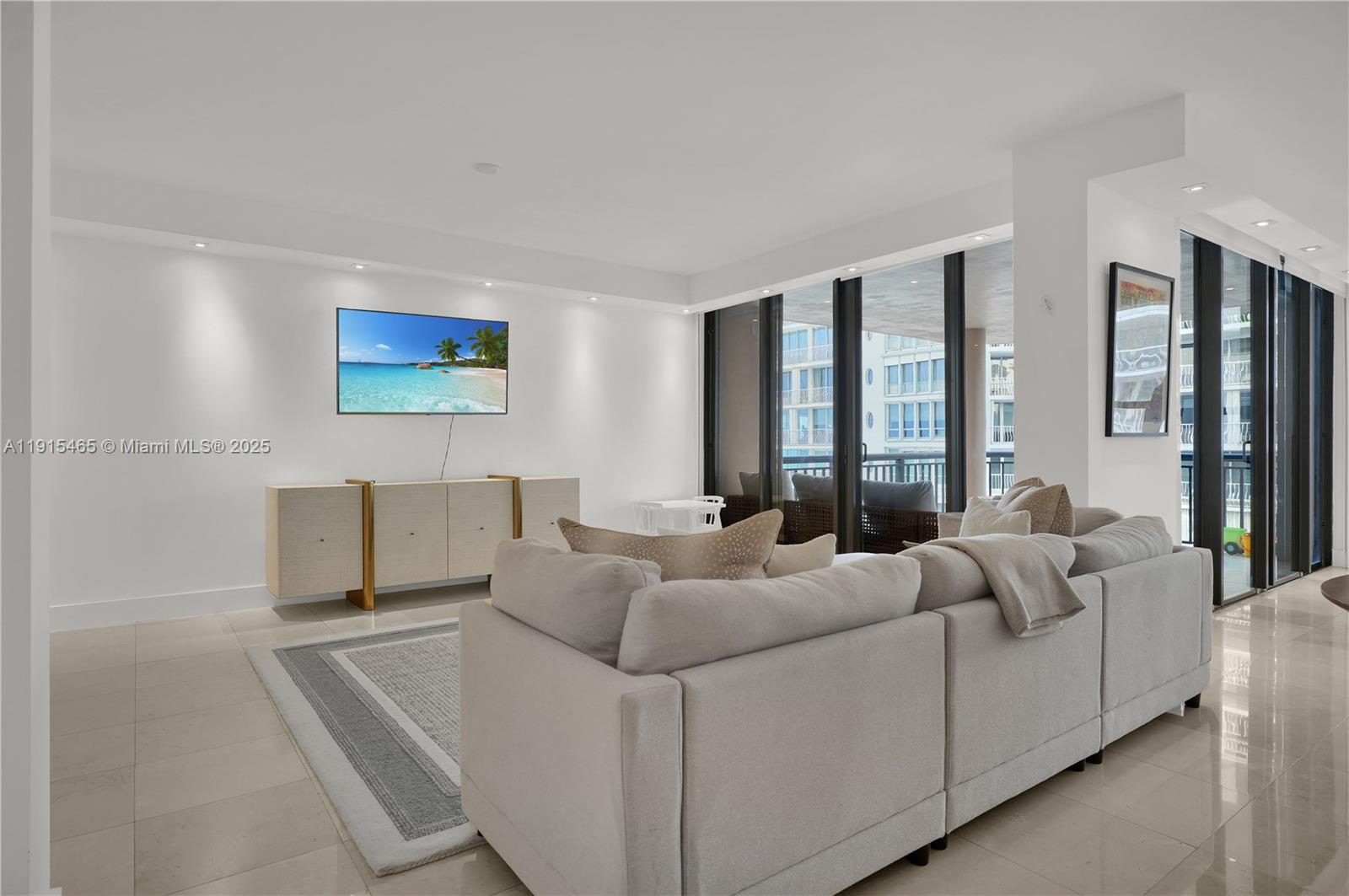 Photo of 10175 Collins Ave  #504, Bal Harbour, Florida, 33154 - Can be used as a family room or dining room.