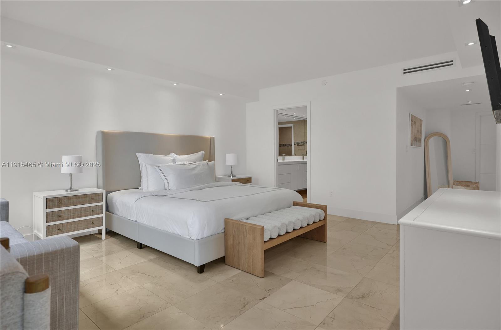 Photo of 10175 Collins Ave  #504, Bal Harbour, Florida, 33154 - Large master bedroom