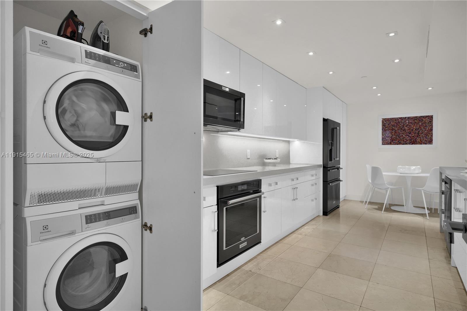 Photo of 10175 Collins Ave  #504, Bal Harbour, Florida, 33154 - Laundry in kitchen
