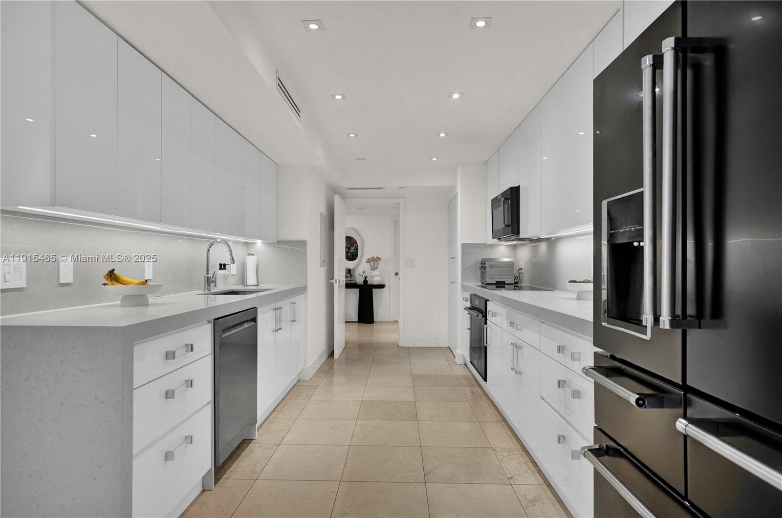 Photo of 10175 Collins Ave  #504, Bal Harbour, Florida, 33154 - Fully renovated kitchen