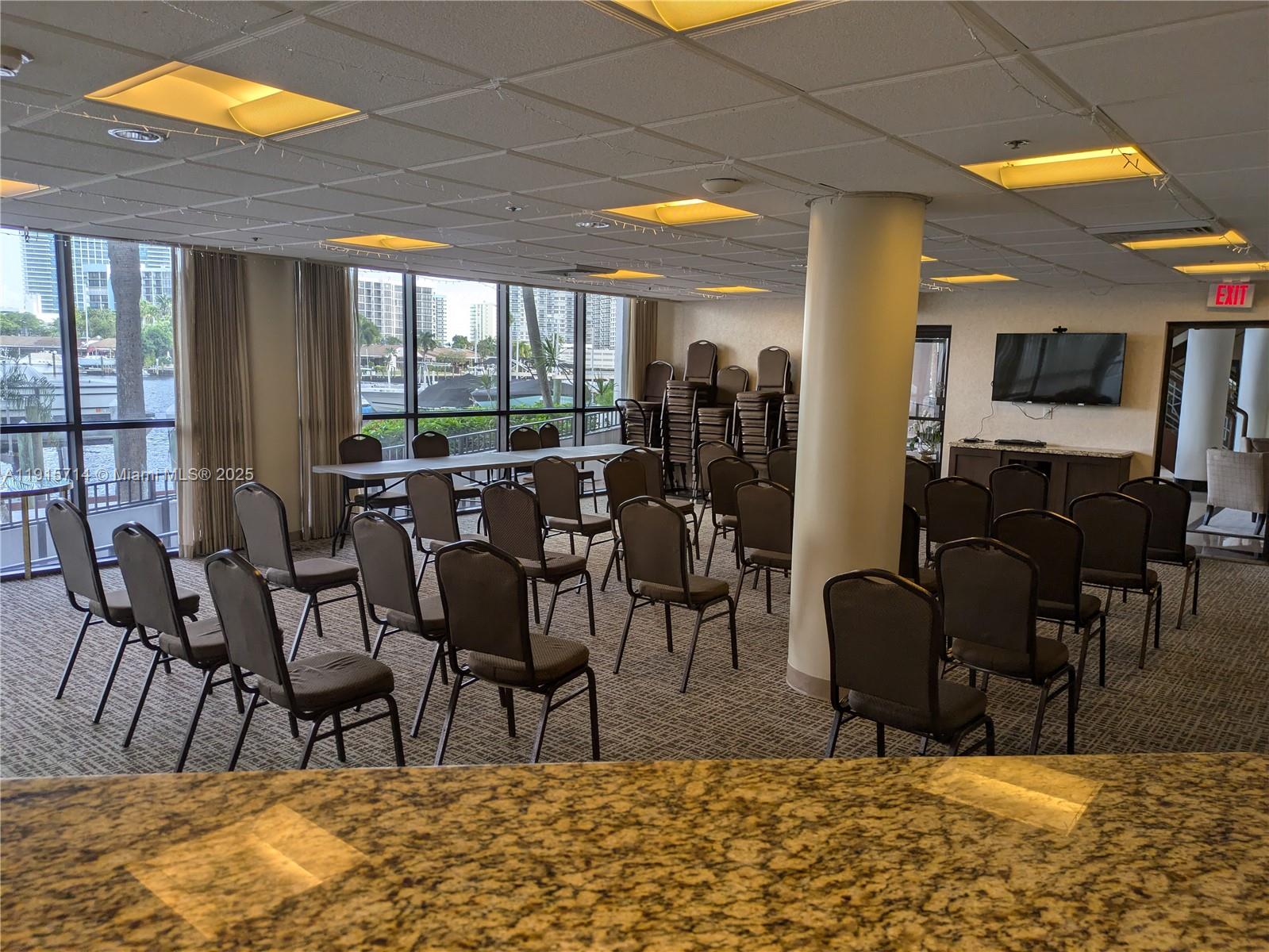 Photo of 300 Three Islands Blvd #414, Hallandale Beach, Florida, 33009 - Party Roomn