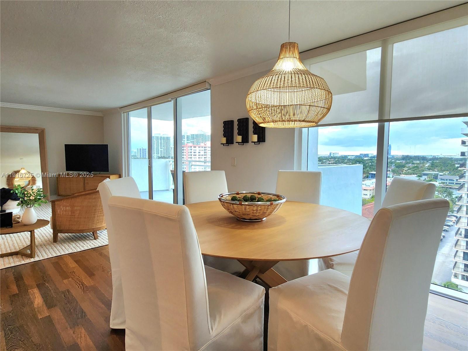 Photo of 2030 Ocean Dr  #1107, Hallandale Beach, Florida, 33009 - Floor to Ceiling Windows