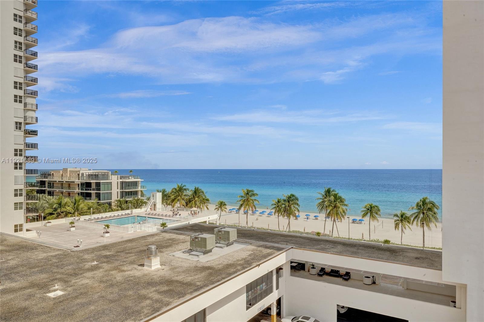 Photo of 2401 Ocean Dr  #701, Hollywood, Florida, 33019 - Ocean View from the living room