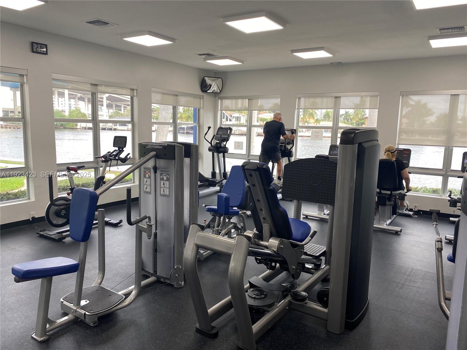 Photo of 19195 36th Ct #402, Aventura, Florida, 33180 - state of the art gym