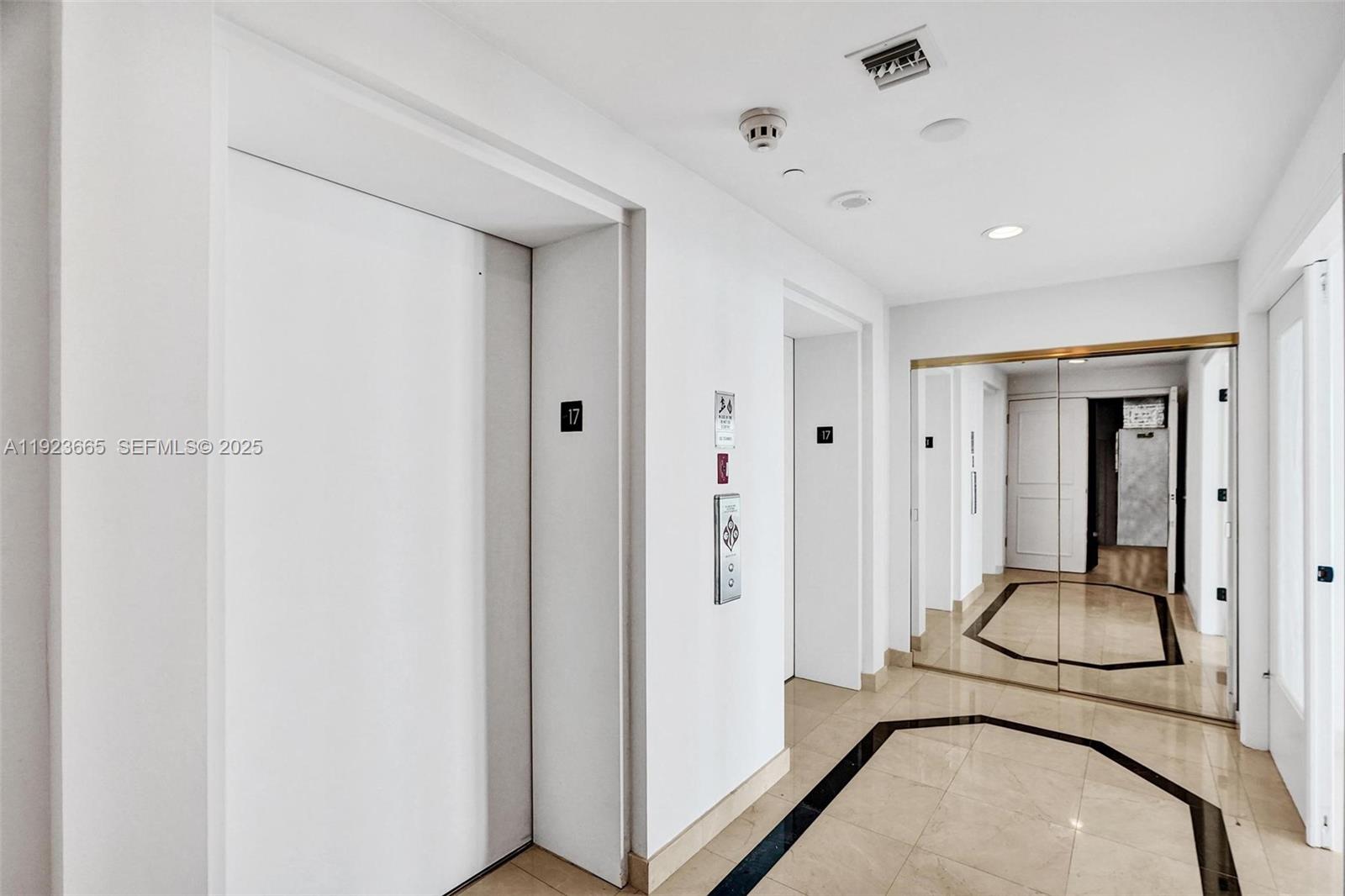 Photo of 10101 Collins Ave  #17A, Bal Harbour, Florida, 33154 - unit entrance from elevator
