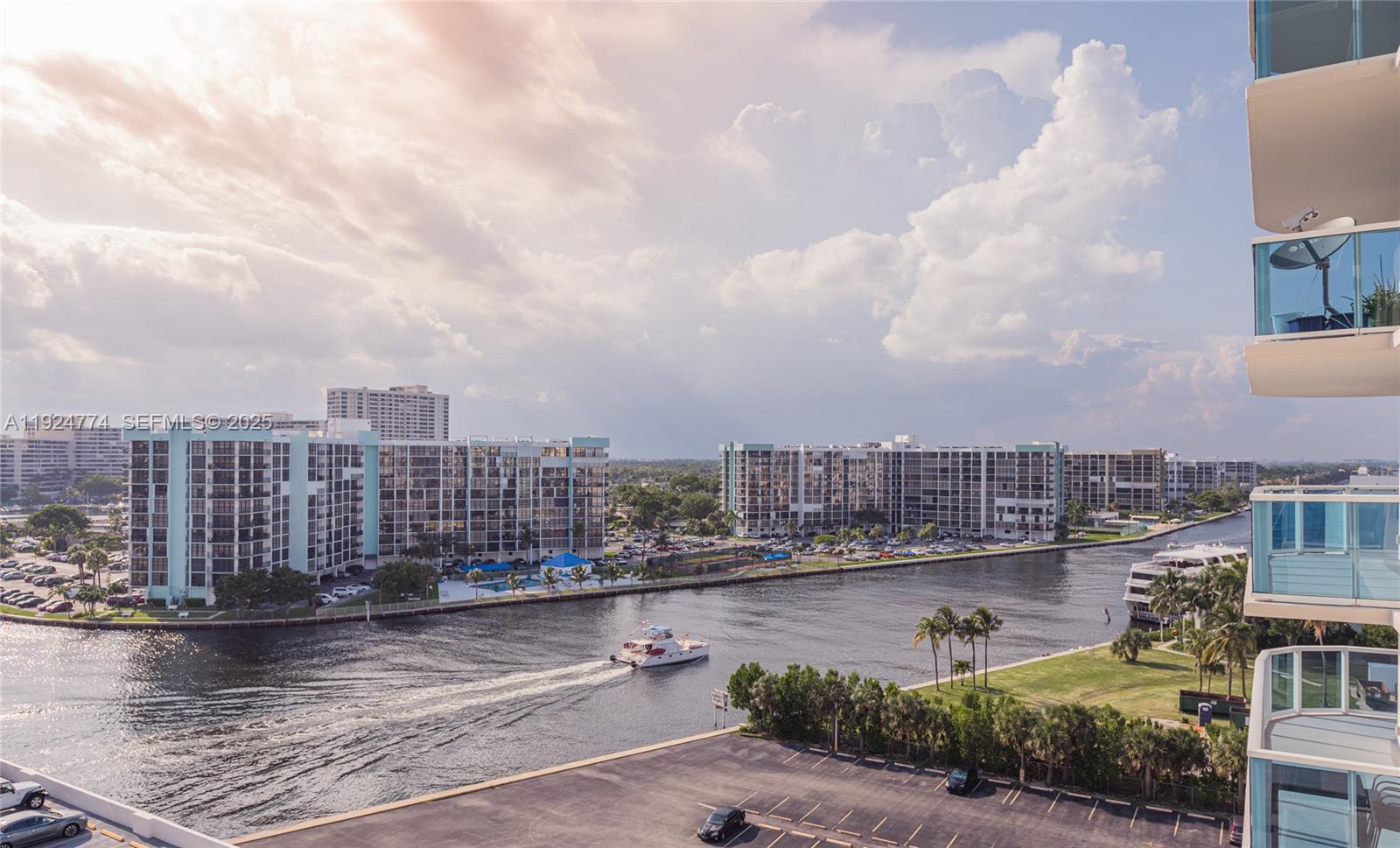 Photo of 3800 Ocean Dr #922, Hollywood, Florida, 33019 - Mesmerizing Intracoastal View from the Balcony