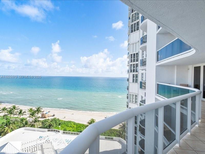 Photo of 16711 Collins Ave  #1604, Sunny Isles Beach, Florida, 33160 - View from Balcony facing east with beach views