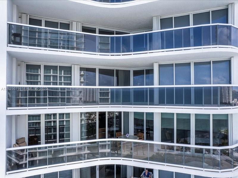 Photo of 16711 Collins Ave  #1604, Sunny Isles Beach, Florida, 33160 - large Balcony with access from 2 bedrooms, kitchen and living