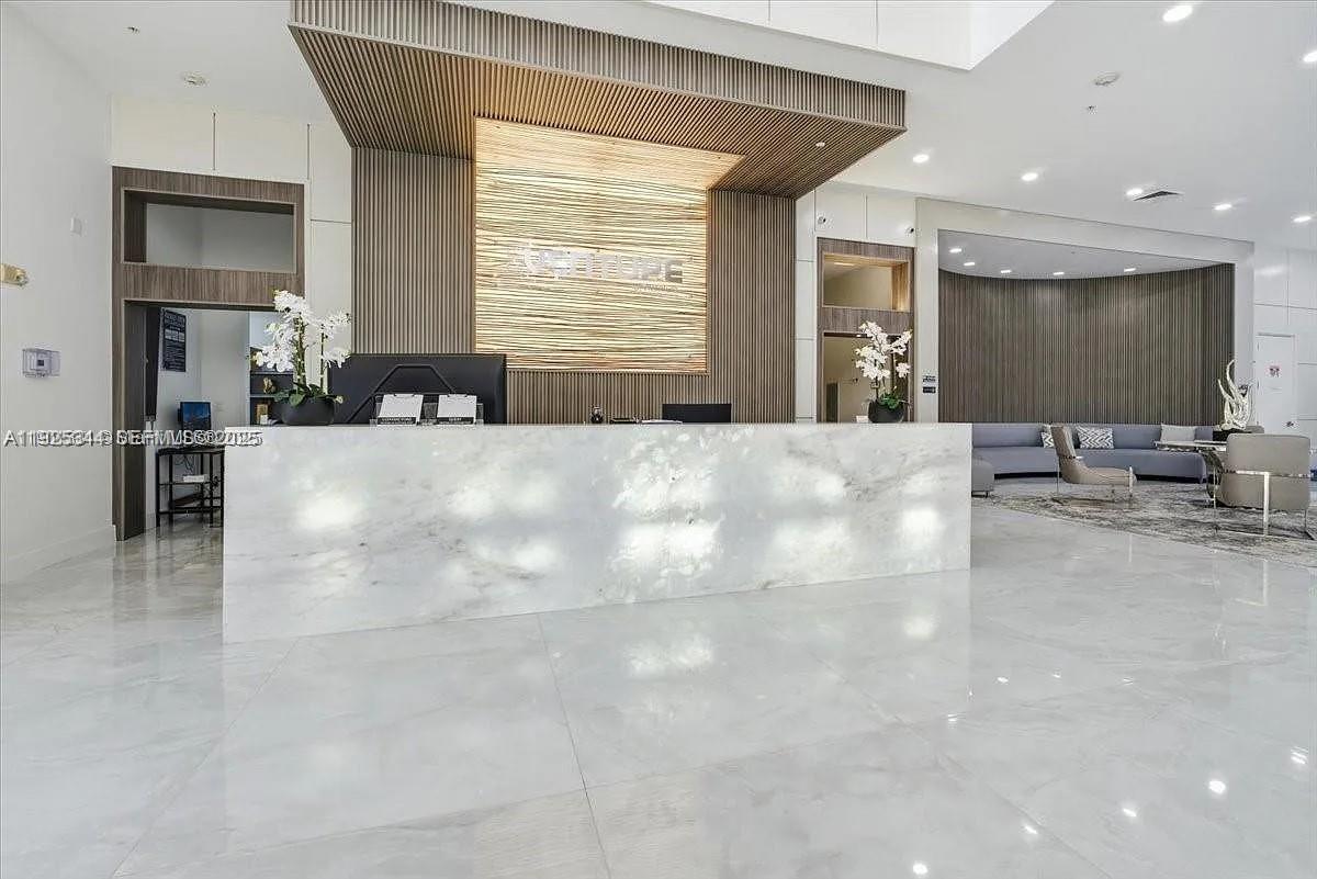 Photo of 18800 29th Ave  #1012, Aventura, Florida, 33180 - Gorgeous Lobby & Sitting Areas
