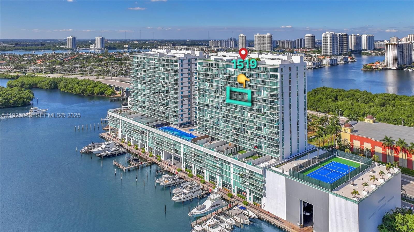Photo of 400 Sunny Isles Blvd #1519, Sunny Isles Beach, Florida, 33160 - Boat Marina Condominium