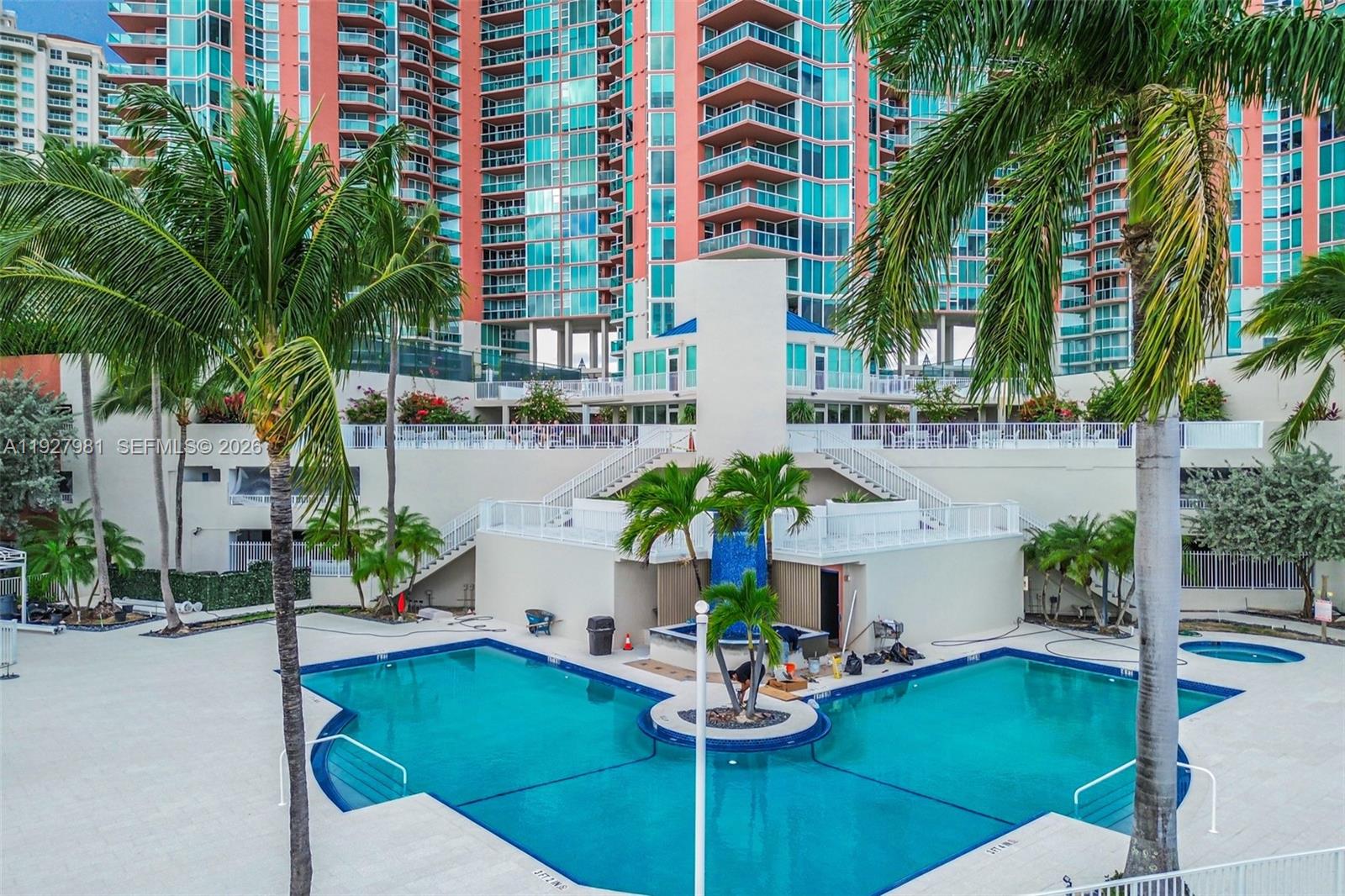Photo of 3370 Hidden Bay Dr #1207, Aventura, Florida, 33180 - Brand New Pool Renovation