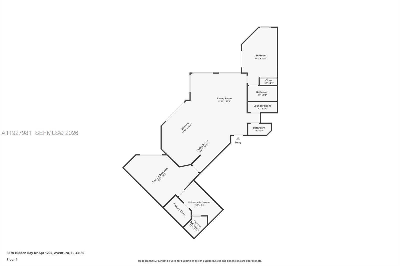 Photo of 3370 Hidden Bay Dr #1207, Aventura, Florida, 33180 -