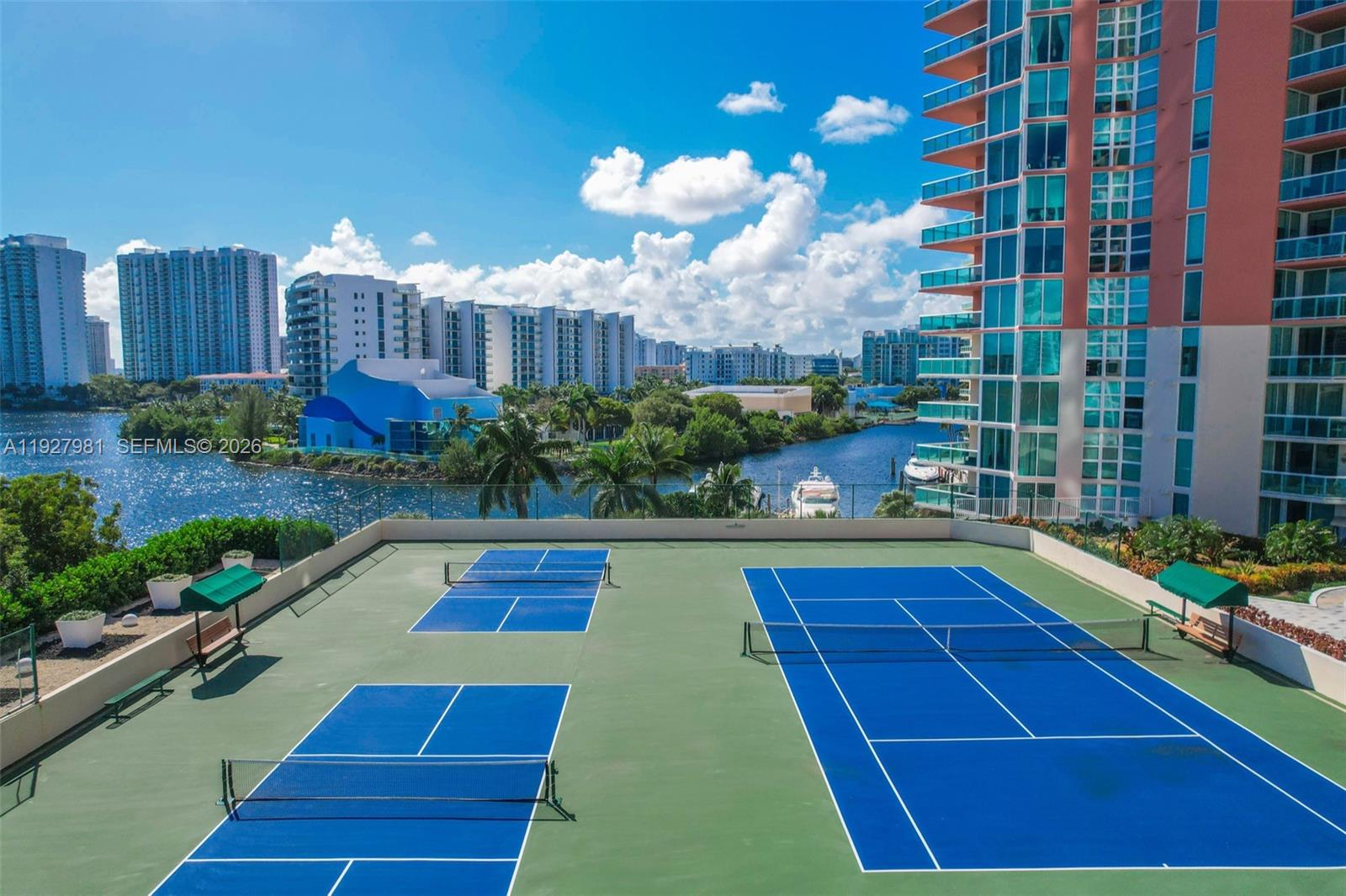 Photo of 3370 Hidden Bay Dr #1207, Aventura, Florida, 33180 - Hidden Bay Pickleball and Tennis Courts