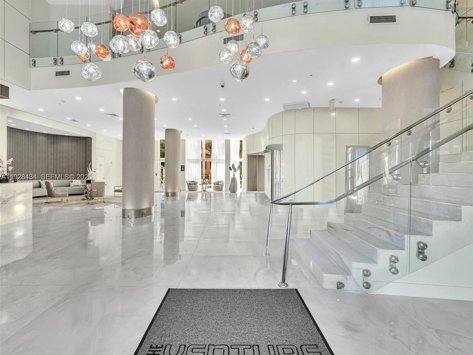 Photo of 18800 29th Ave #822, Aventura, Florida, 33180 - 24/7 Attended Modern Lobby