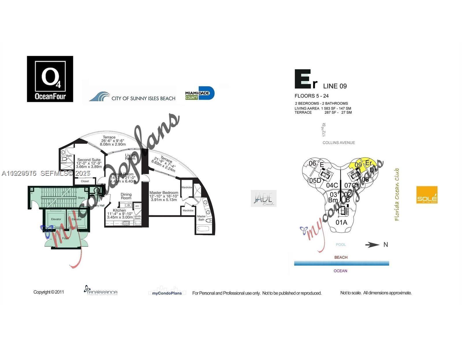 Photo of 17201 Collins Ave #2209, Sunny Isles Beach, Florida, 33160 -