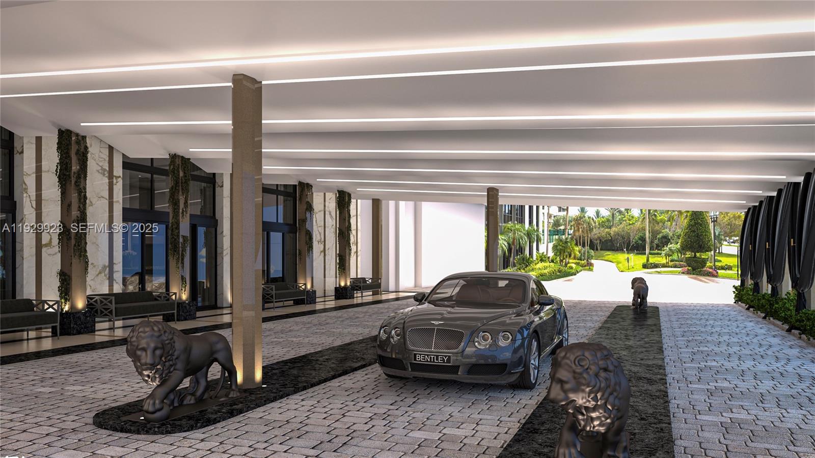 Photo of 9801 Collins Ave #8N Ocean Views, Bal Harbour, Florida, 33154 - Valet parking entrance renovation coming soon