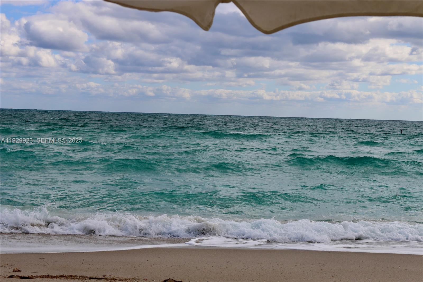 Photo of 9801 Collins Ave #8N Ocean Views, Bal Harbour, Florida, 33154 - Balmoral Beach services include towels, beds, chairs & table.